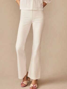 J.McLaughlin Domino Jean in Off-White, Size 12